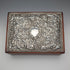 British Sterling Silver Victorian Ornate Wooden Jewelry Box by Carr's of Sheffield