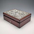 British Sterling Silver Victorian Ornate Wooden Jewelry Box by Carr's of Sheffield