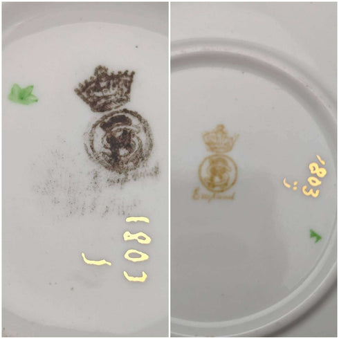 Around 1900 British Samuel Radford cup and saucer