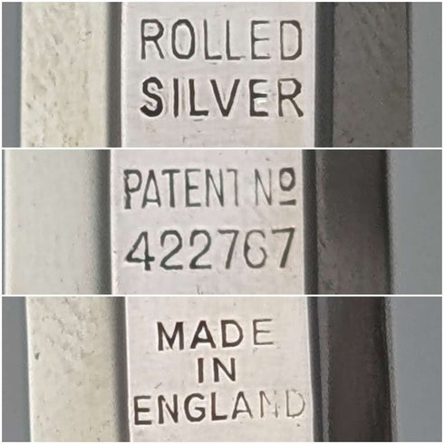 英國復古 Yard O' Red 滾銀推拉式鉛筆六角紙盒