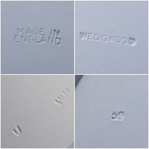 復古英國 Wedgwood Jasperware 淡藍色圓形糖果盒