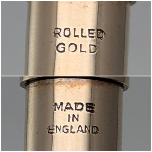 英國復古 Yard O' Red 捲金自動鉛筆(附盒子)