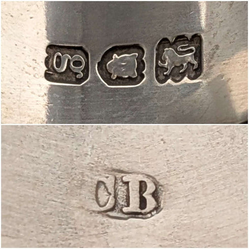 1902 年英國古董純銀糖鉗 22 克 Charles Boyton