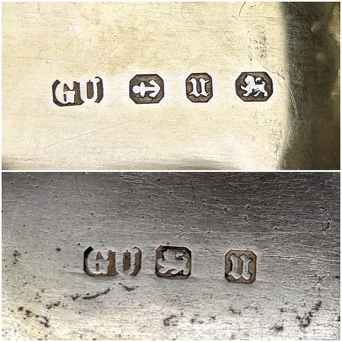 1894年 英国アンティーク 純銀製 ヴィネグレット George Unite