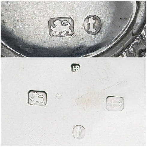 1893 年英國古董純銀茶盒 116 克 Hayes Brothers