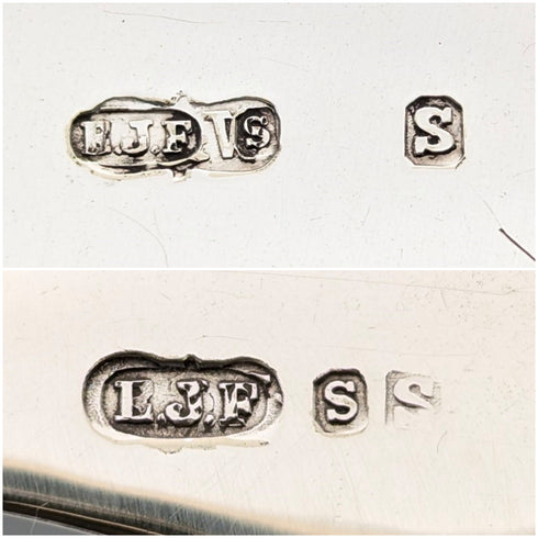 1900年頃 英国アンティーク アントラーハンドル フィッシュサーバーセット Elizabeth Jane Fairbairns