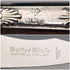 1977 British Vintage Pure Silver Handle Butter Knife Harrison Brothers Paper Box