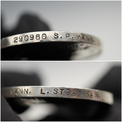 1918年 英国王ジョージ5世 第一次世界大戦終結記念 純銀製メダル 33g