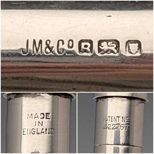 1952 英國 Yard O' 紅色純銀自動鉛筆