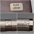 Vintage Sterling Silver Letter Opener & Ballpoint Pen Set in Wooden Case