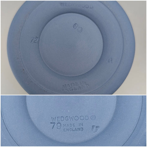 英国ヴィンテージ ウェッジウッド ジャスパーウェア製 カップ型花瓶ペア