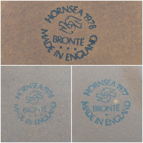 1977年頃 英国ホーンジー(Hornsea) BRONTE ティーカップトリオ 3セット