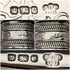 1897 British Antique White Pearl Shell Handle Pure Silver Blade Cutlery 6 Pairs Boxed J Barraclough