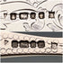 1877 British antique white mother-of-pearl handle, pure silver blade fish cutlery, 2 pairs, William Hutton & Sons