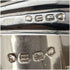 1875 British Antique Sterling Silver Tea Caddy Spoon & Tongs HENRY LIAS in Case