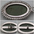 British Vintage Wedgwood Sterling Silver & Green Jasper Pendant and Earrings Set