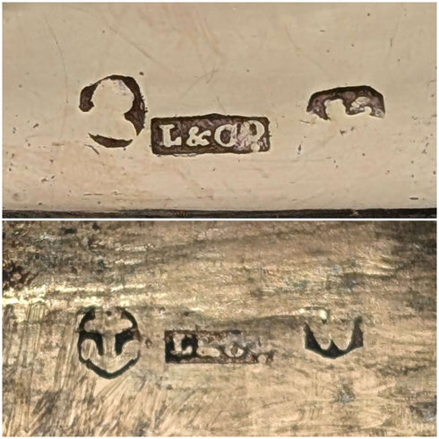 1820年 英国アンティーク 純銀製 ヴィネグレット スポンジ付 Ledsam&Vale