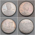 1977 British Pure Silver Jubilee Crown Coins, Set of 4, Total Weight 113g, Cased, Pobjoy Mint