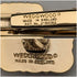 British Wedgwood cufflinks and tie clip with black jasper sailing ship square cameo and gold-colored base case