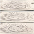 1836 British antique pure silver fish cutlery, 3 pairs, total weight 319g, Charles Needham