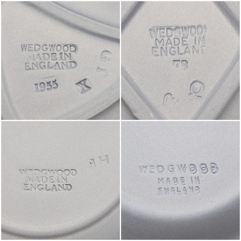 British Vintage Wedgwood Jasperware Dish Set of 4 Pale Blue