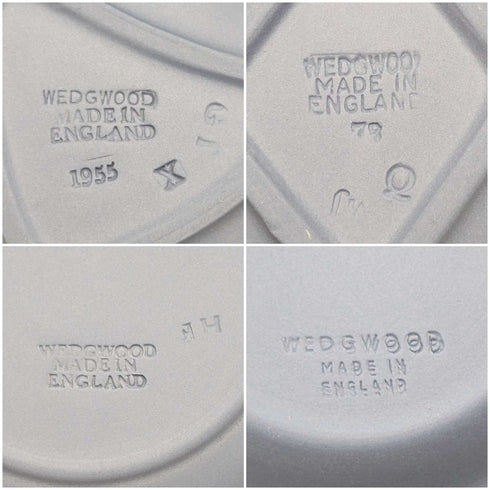 British Vintage Wedgwood Jasperware Dish Set of 4 Pale Blue