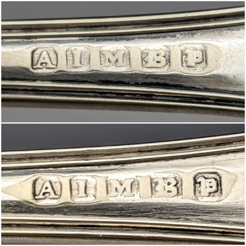 十九世紀末英國古董銀盤魚服務器套裝