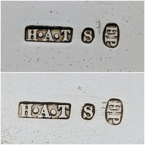 Antique British silver plate sugar bowl and cream jug HAT