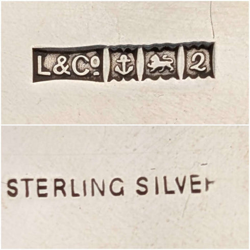1965年 英国ヴィンテージ 純銀製 バングル 56g E Liley&Co