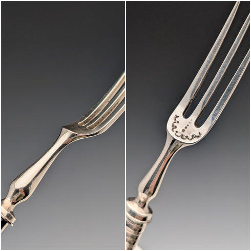 19世紀末英國古董珍珠母柄茶具(5對),克里斯多福約翰遜創作