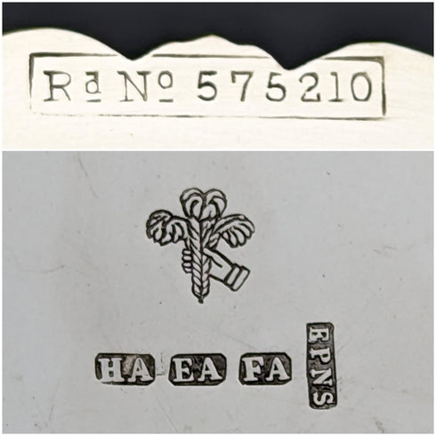 1910 British Antique Silver Plated Jam Barrel Atkin Brothers