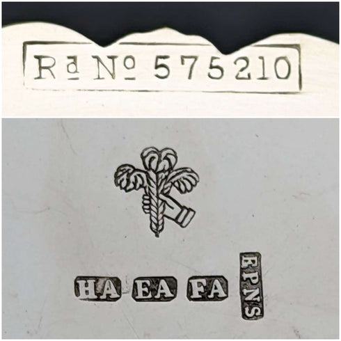1910 年英國古董鍍銀果醬桶阿特金兄弟