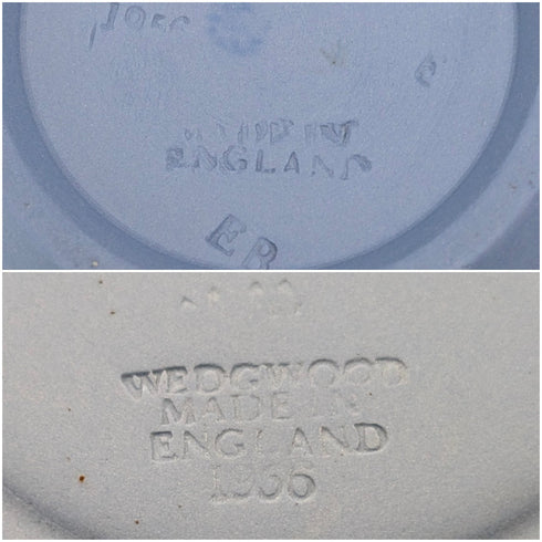 英国ヴィンテージ ウェッジウッド ジャスパーウェア製 カップ&ソーサー ペールブルー