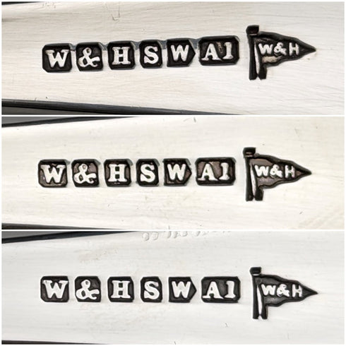 1950 年左右英國復古鍍銀餐具套裝 WALKER&HALL