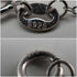 Vintage Sterling Silver & Marcasite Teardrop Pendant with Sterling Silver Necklace, Total 6.1g