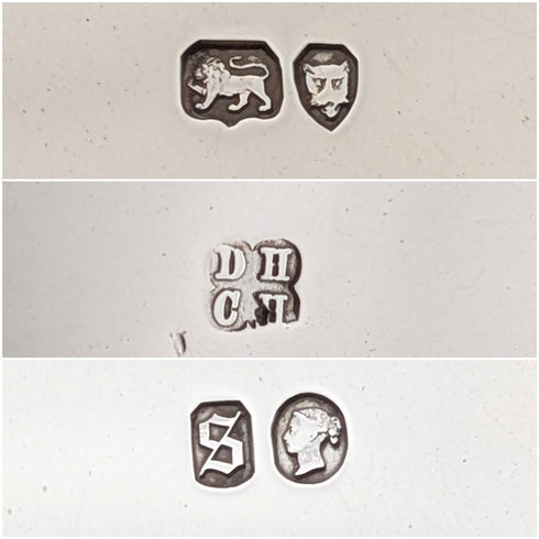 1873年 英国アンティーク 純銀製 脚付きボウル 236g Daniel&Charles Houle