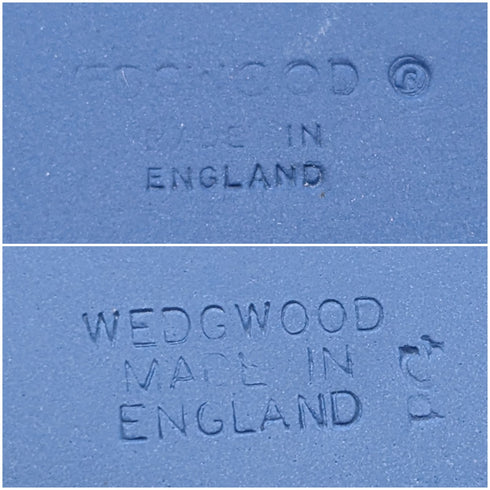 1977 年韋奇伍德伊莉莎白女王禧年糖果盒一對寶藍色