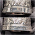 English Vintage Sterling Silver Thimble 3-Piece Set