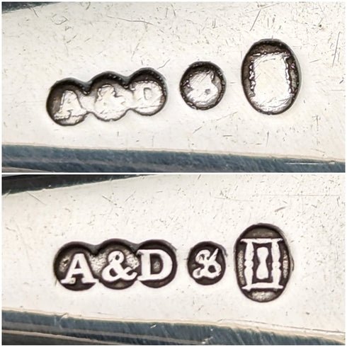 約 1920 年英國古董鍍銀餐具三件套 Allen & Darwin