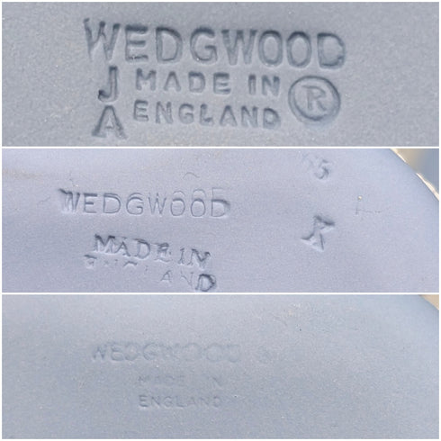 British Vintage Wedgwood Jasperware Bean-Shaped Box Trio
