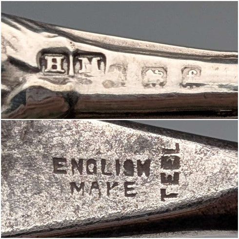 1905年 英国アンティーク 純銀ハンドル シューホーン 靴べら Henry Matthews