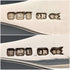 1912 British antique sterling silver tea spoons and sugar tongs set, 6 pieces, 108g, case included, Joseph Rodgers & Sons