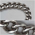 Circa 1900 British antique sterling silver Albert chain 51g horse medal fob