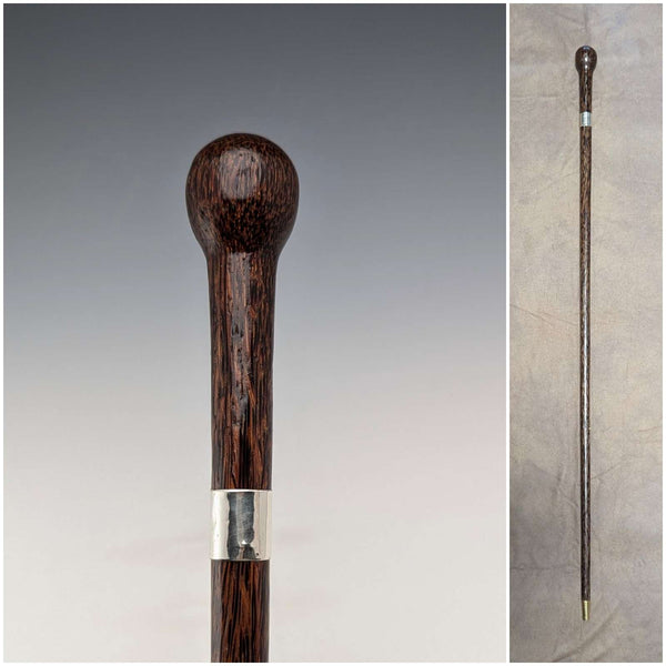 1933 British Vintage Women's Rondelle Handle Walking Stick 83cm