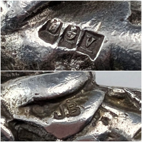 復古英式老煙鬥客純銀吊墜,搭配純銀項鍊,總重7.6克。