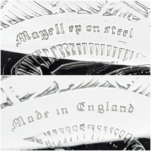 Antique British Silverplate Oval Large Gallery Tray, 39cm Wide, Queen Anne Period, Unused.