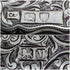 1895 British Antique Sterling Silver Double Door Card Case 91g William Neale