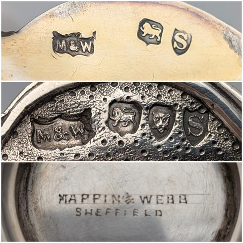 【お取り寄せ品】1893 英国アンティーク 純銀製 クラレットジャグ 900g Mappin&Webb