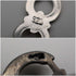 Vintage Decorative Ring Chain Sterling Silver Bracelet 11g