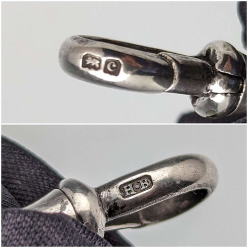 Circa 1902 British antique sterling silver Albert chain, 54g
